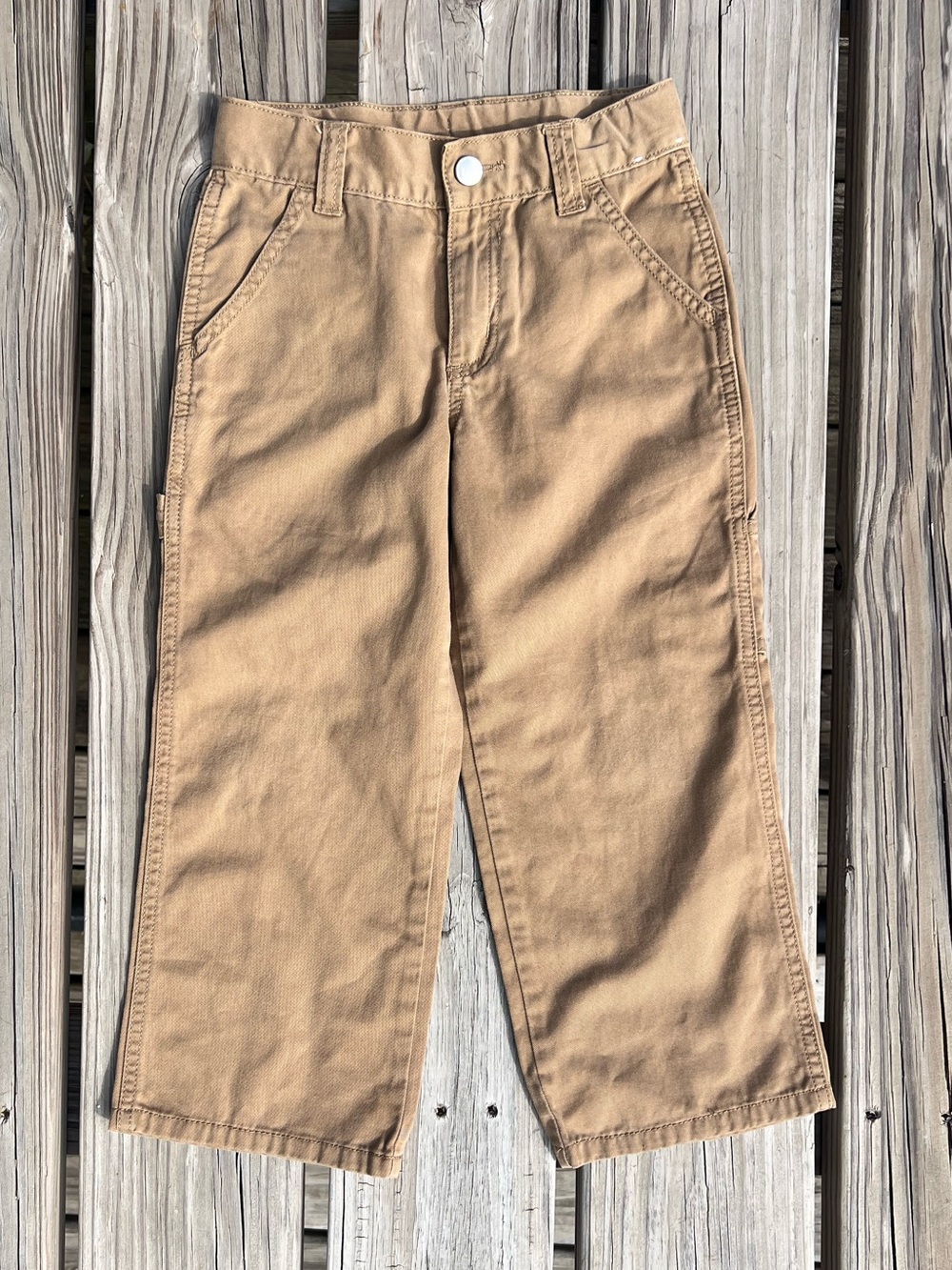 •Gymboree Sz 5 Khaki Carpenter Pants! EUC!
